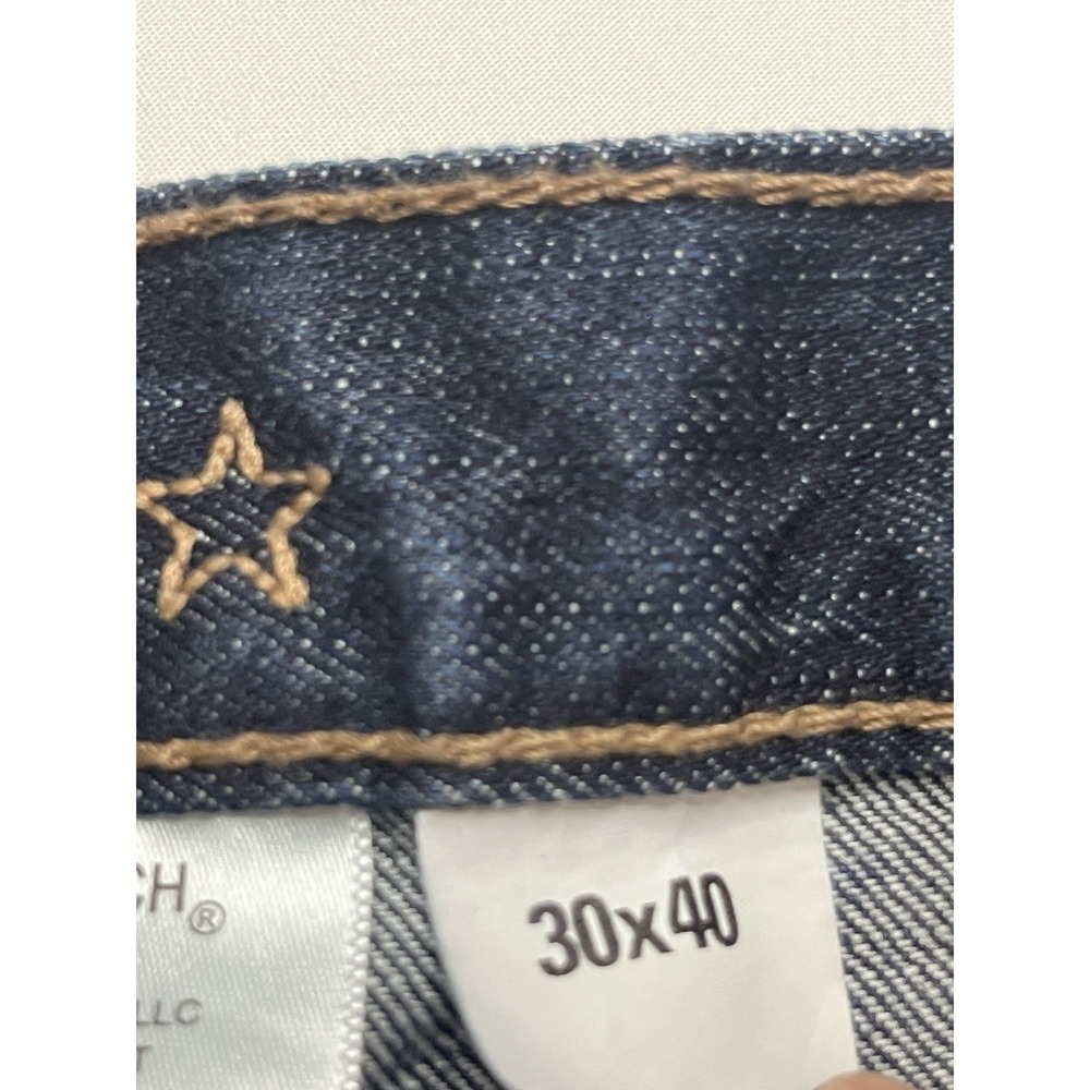 Cinch Jeans Men's Blue Straight Leg Western Cotton Denim Pants 30x40 - Picture 6 of 9